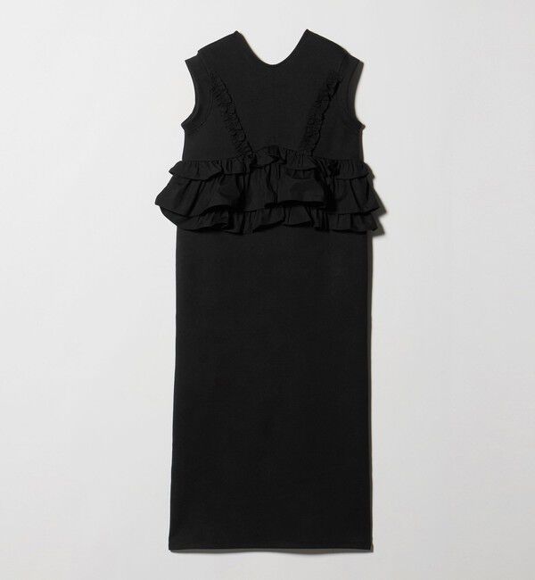 EMMEL REFINES「＜EMMEL REFINES＞EM ドッキングフリル カットソー ワンピース」|ワンピース|