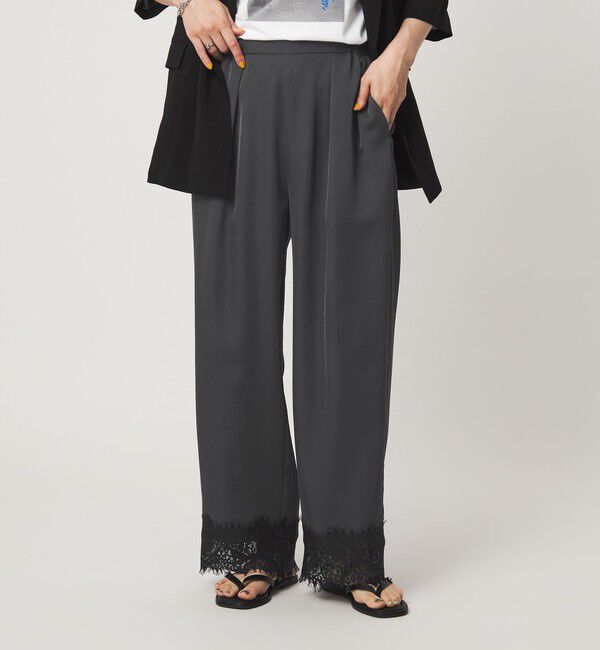 UNITED ARROWS green label relaxing「【WEB限定】＜at ease＞スソ レース パンツ」|その他|