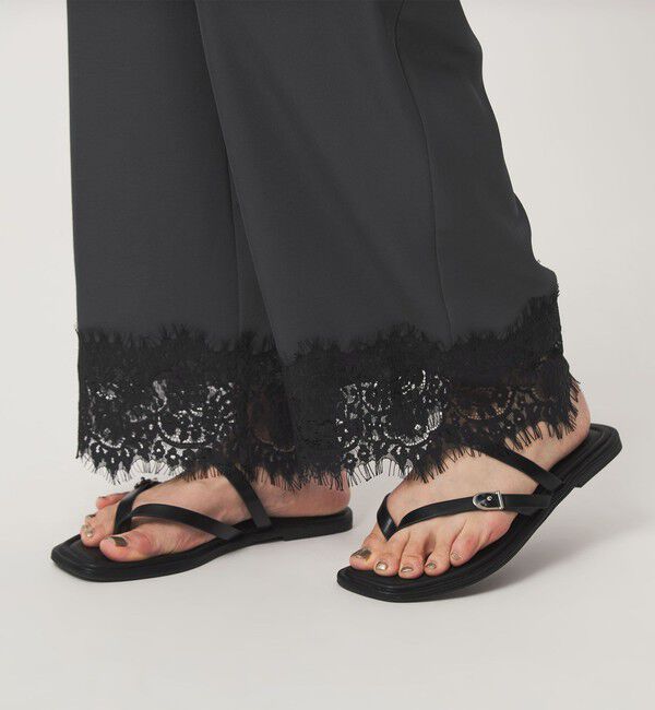 UNITED ARROWS green label relaxing「【WEB限定】＜at ease＞スソ レース パンツ」|その他|
