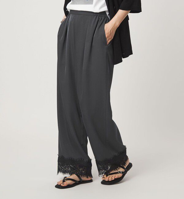 UNITED ARROWS green label relaxing「【WEB限定】＜at ease＞スソ レース パンツ」|その他|