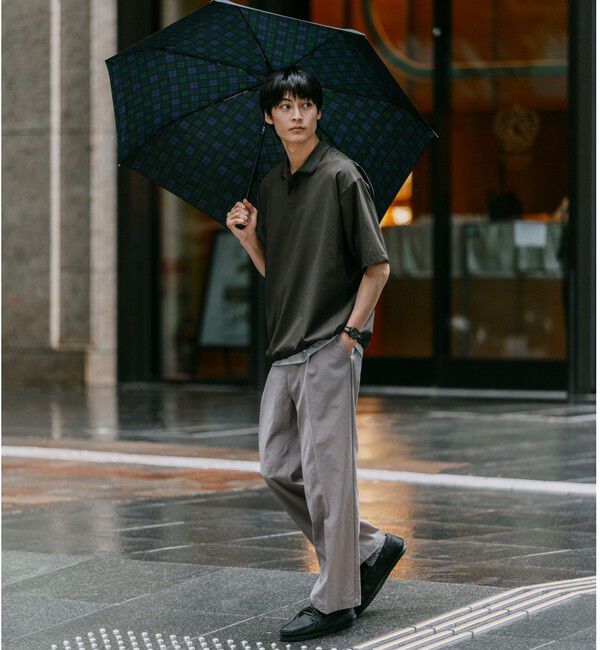 UNITED ARROWS green label relaxing「Dot Air ドローコード 半袖 ポロシャツ -ストレッチ-」|ポロシャツ|