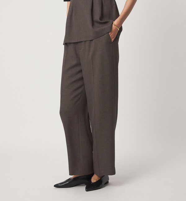 UNITED ARROWS green label relaxing「ネップツイル ストレート パンツ マシンウォッシャブル」|スラックス|