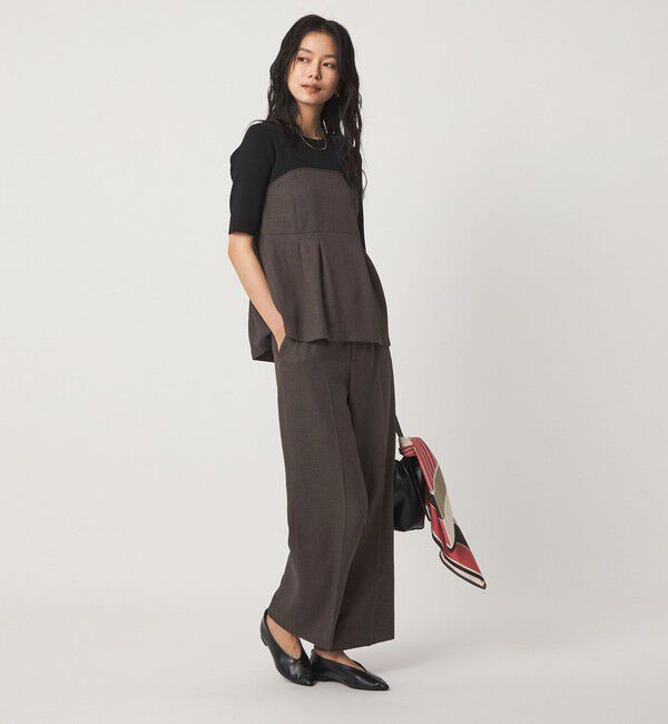 UNITED ARROWS green label relaxing「ネップツイル ストレート パンツ マシンウォッシャブル」|スラックス|