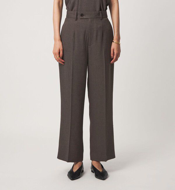 UNITED ARROWS green label relaxing「ネップツイル ストレート パンツ マシンウォッシャブル」|スラックス|