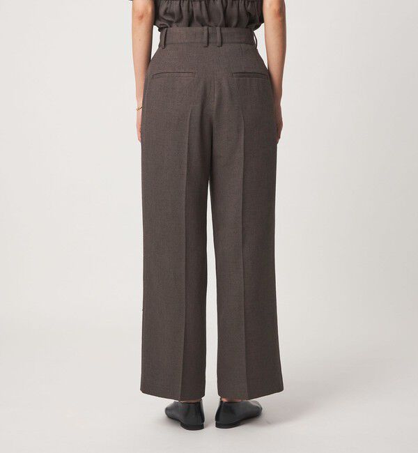 UNITED ARROWS green label relaxing「ネップツイル ストレート パンツ マシンウォッシャブル」|スラックス|