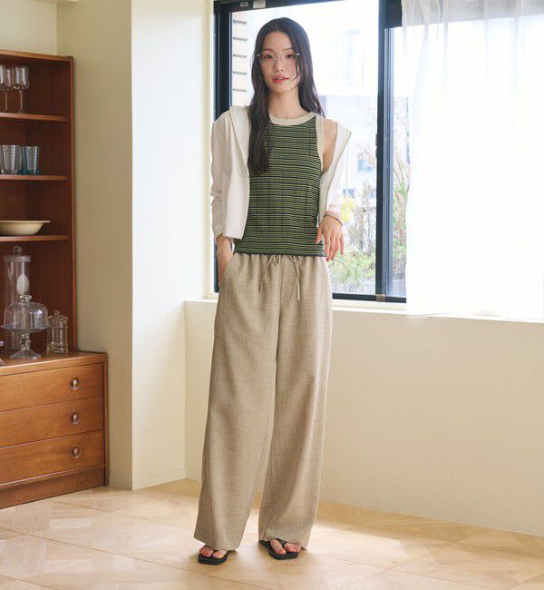 BEAUTY&YOUTH UNITED ARROWS「リネンライク ライトイージーパンツ ウォッシャブル 防シワ」|その他|