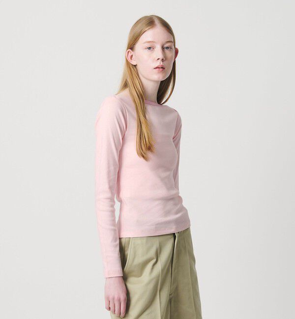NICE WEATHER「＜NICE WEATHER＞ロゴ フィット ロングスリーブ Tシャツ」|Tシャツ・カットソー|