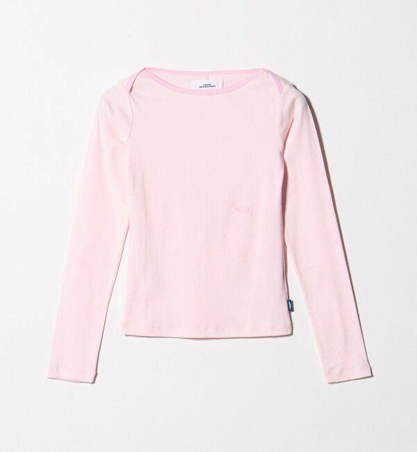 NICE WEATHER「＜NICE WEATHER＞ロゴ フィット ロングスリーブ Tシャツ」|Tシャツ・カットソー|