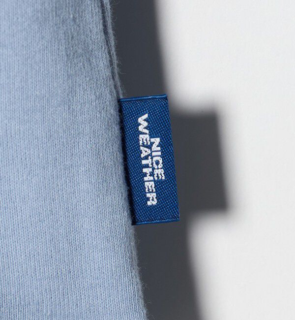 NICE WEATHER「＜NICE WEATHER＞ロゴ フィット ロングスリーブ Tシャツ」|Tシャツ・カットソー|