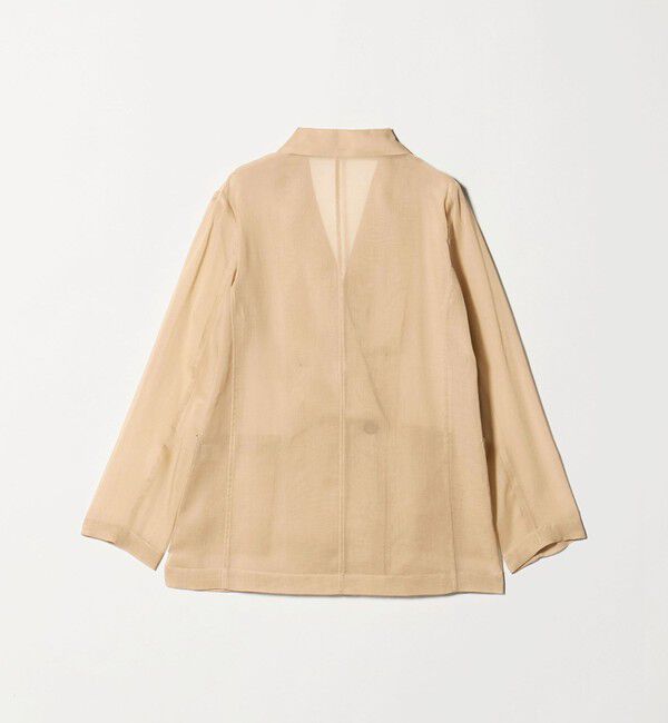 BEAUTY&YOUTH UNITED ARROWS「ポリエステル シアー ダブルジャケット ウォッシャブル」|テーラードジャケット|