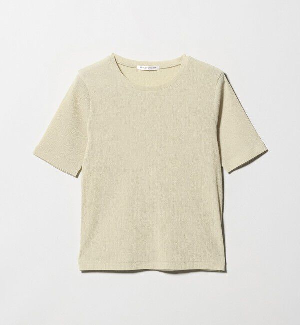 BEAUTY&YOUTH UNITED ARROWS「シャーリング コンパクト ボーダー Tシャツ」|Tシャツ・カットソー|