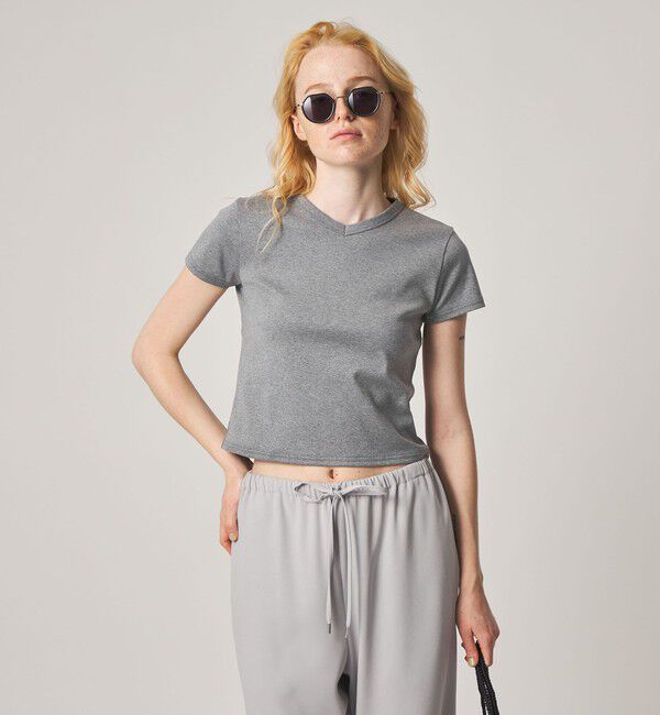 STEVEN ALAN「＜Steven Alan＞コットン フライス Tシャツ」|Tシャツ・カットソー|MD.GRAY
