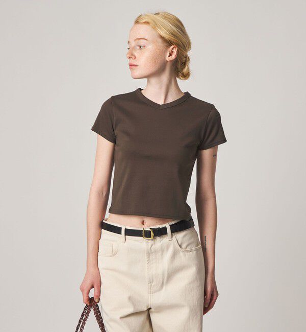 STEVEN ALAN「＜Steven Alan＞コットン フライス Tシャツ」|Tシャツ・カットソー|