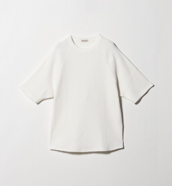 BEAUTY&YOUTH UNITED ARROWS「ビッグ ワッフル クルーネック ショートスリーブ Tシャツ」|Tシャツ・カットソー|