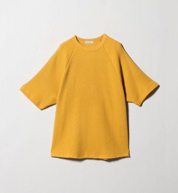 BEAUTY&YOUTH UNITED ARROWS「ビッグ ワッフル クルーネック ショートスリーブ Tシャツ」|Tシャツ・カットソー|