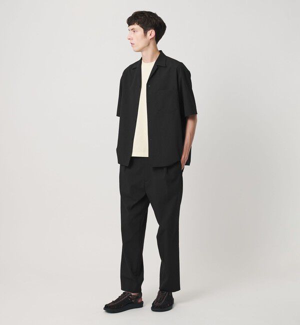 BEAUTY&YOUTH UNITED ARROWS「KOMATSU PACK トロピカル 1P テーパード イージー パンツ NO.9 ストレッチ 吸水速乾 UVカット セットアップ」|チノ|