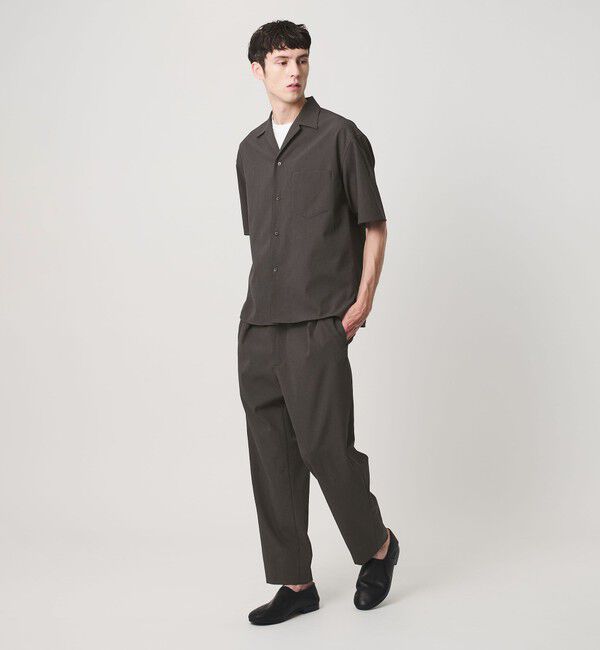 BEAUTY&YOUTH UNITED ARROWS「KOMATSU PACK トロピカル 1P テーパード イージー パンツ NO.9 ストレッチ 吸水速乾 UVカット セットアップ」|チノ|