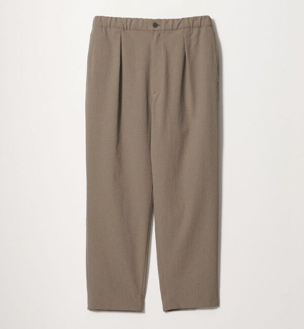 BEAUTY&YOUTH UNITED ARROWS「KOMATSU PACK トロピカル 1P テーパード イージー パンツ NO.9 ストレッチ 吸水速乾 UVカット セットアップ」|チノ|