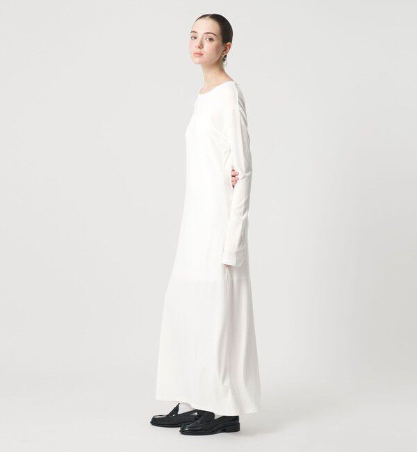 ER「＜ER＞ジャージー マキシワンピース」|ワンピース|WHITE