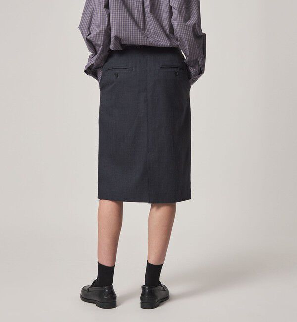 STEVEN ALAN「＜Steven Alan＞ヘリンボーン ツイード ライク ペンシルスカート」|スカート|