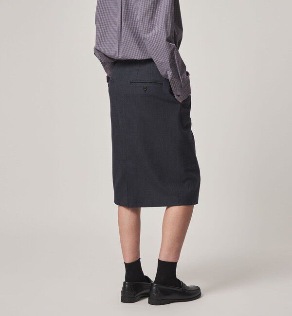 STEVEN ALAN「＜Steven Alan＞ヘリンボーン ツイード ライク ペンシルスカート」|スカート|