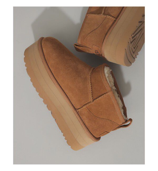 Ray BEAMS 「UGG(R) / Women's Classic Ultra Mini Platform / クラシック ウルトラ ミニ プラットフォーム」|ロングブーツ|CHESNUT