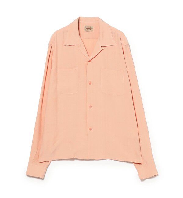 BEAMSBOY「STYLE EYES / PLAIN LONG SLEEVED SHIRT」|シャツ・ブラウス|PINK