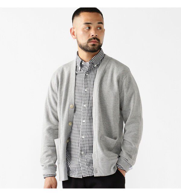BEAMS PLUS「BEAMS PLUS｜【別注】LOOPWHEELER / Extra Light Plus Sweat Cardigan｜カーディガン｜ループウィラー 」|カーディガン|