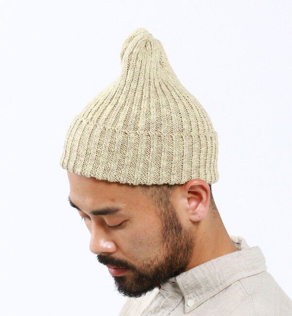 BEAMS「Watch Cap Linen」|ニット帽|