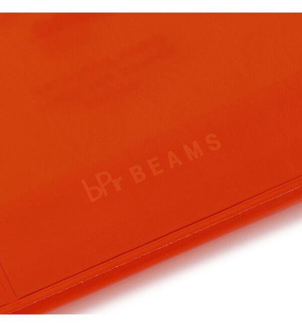 bPr BEAMS「nahe (R)/ ジェネラル パーパスケース A5 クリア オレンジ」|ステーショナリー|