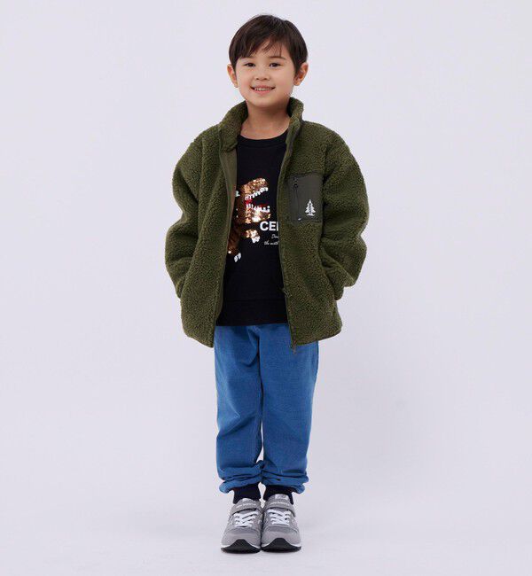 SHIPS Colors 「【SHIPS Colors別注】WOODS:スタンド ボア ブルゾン（80cm~130cm）」|その他|