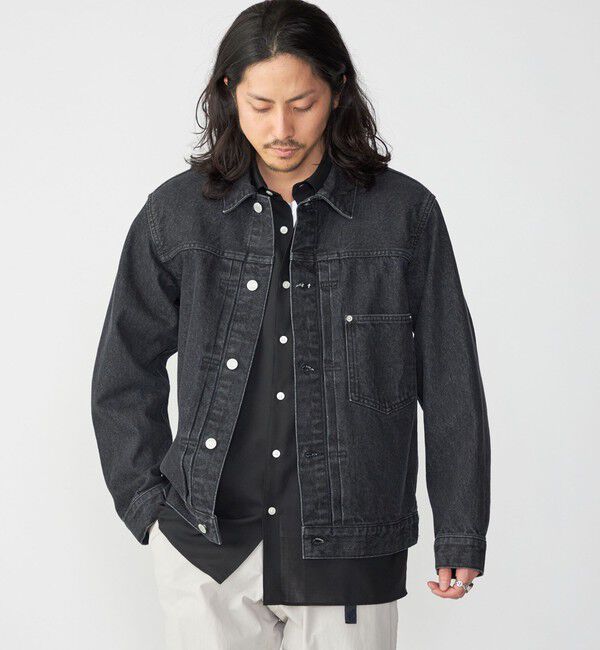 SHIPS「SHIPS: 〈セットアップ対応〉13.5oz リラックス デニム トラッカー ジャケット」|デニムジャケット|