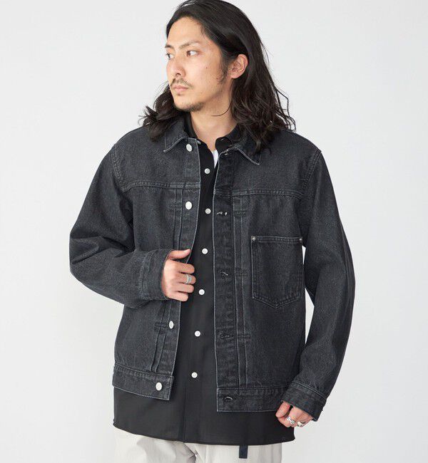 SHIPS「SHIPS: 〈セットアップ対応〉13.5oz リラックス デニム トラッカー ジャケット」|デニムジャケット|