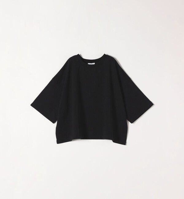 SHIPS any「【WEB限定】SHIPS any:〈洗濯機可能〉インレイ ハーフスリーブ ショートTEE」|Tシャツ・カットソー|