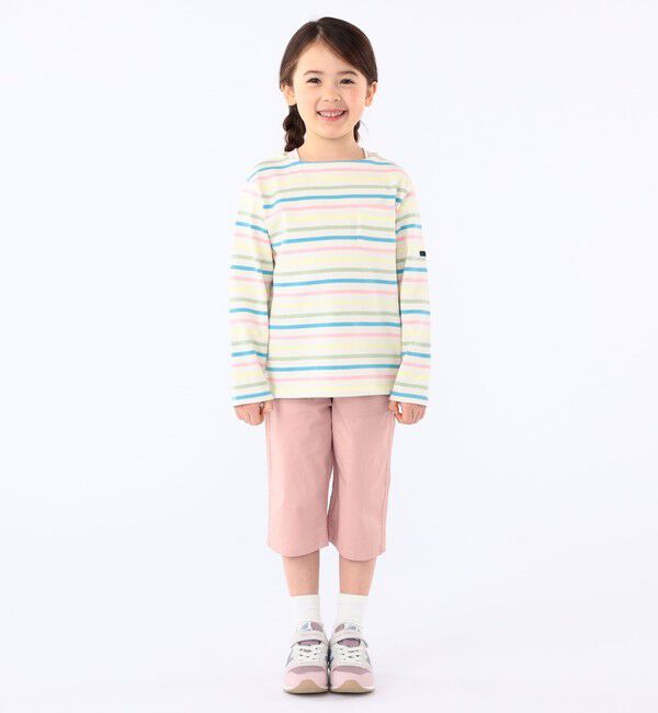 SHIPS KIDS「SHIPS KIDS:100～130cm / ボーダー 長袖 TEE」|Tシャツ・カットソー|