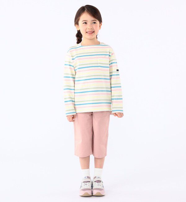 SHIPS KIDS「SHIPS KIDS:100～130cm / ボーダー 長袖 TEE」|Tシャツ・カットソー|