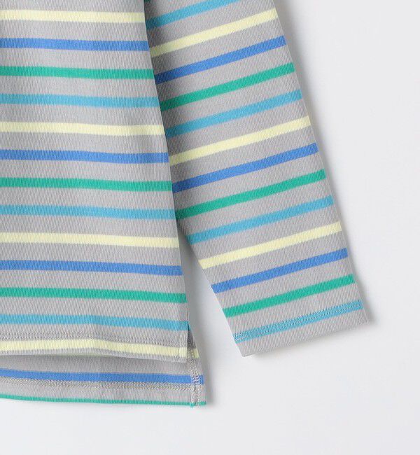 SHIPS KIDS「SHIPS KIDS:100～130cm / ボーダー 長袖 TEE」|Tシャツ・カットソー|