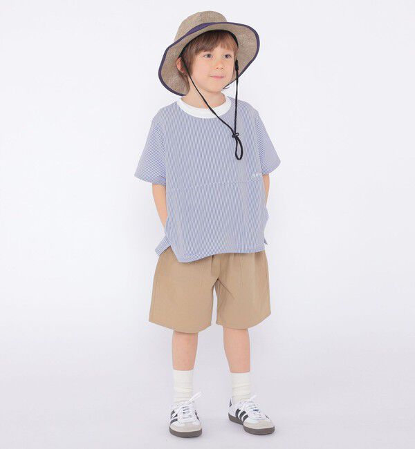 SHIPS KIDS「SHIPS KIDS:100～130cm /〈UVカット/吸水速乾〉ドライタッチ プルオーバー」|Tシャツ・カットソー|
