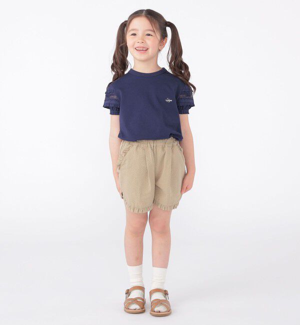 SHIPS KIDS「SHIPS KIDS:100～130cm /〈吸水速乾〉フリル ショート パンツ」|その他|