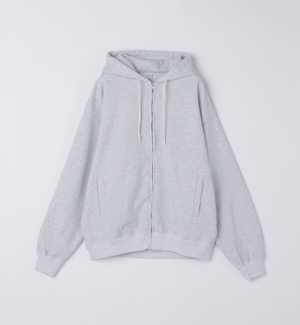 SHIPS「tone: ZIP UP PARKA」|パーカー|ライトグレー