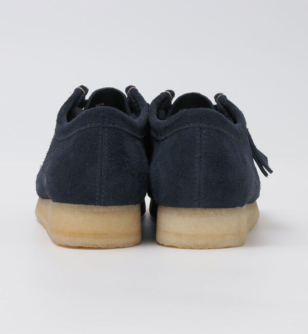 SHIPS「【SHIPS EXCLUSIVE】CLARKS: WALLABEE SUEDE NAVY」|ショートブーツ|