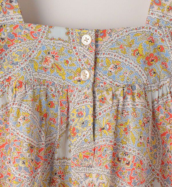 SHIPS KIDS「SHIPS KIDS:140cm / リバティ ノースリーブ ワンピース」|ワンピース|