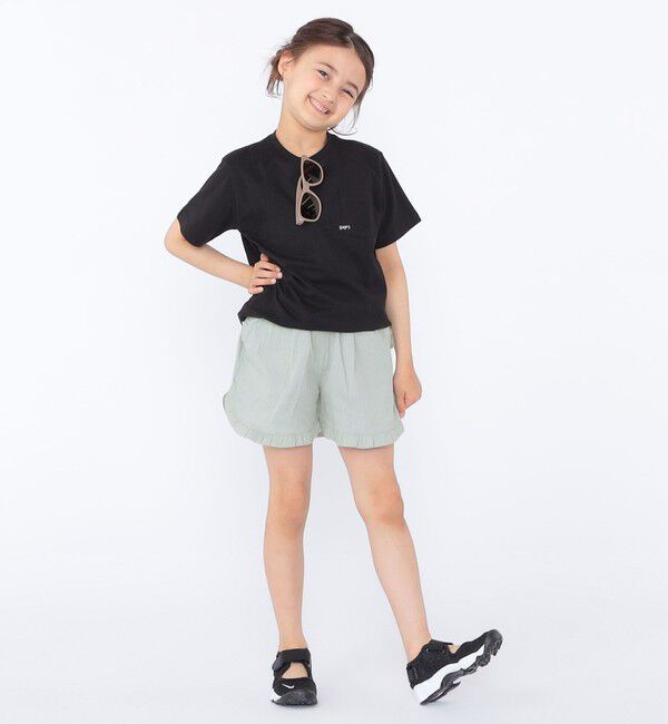 SHIPS KIDS「SHIPS KIDS:100～130cm / 〈接触冷感〉ドライタッチ フリル ショート パンツ」|その他|