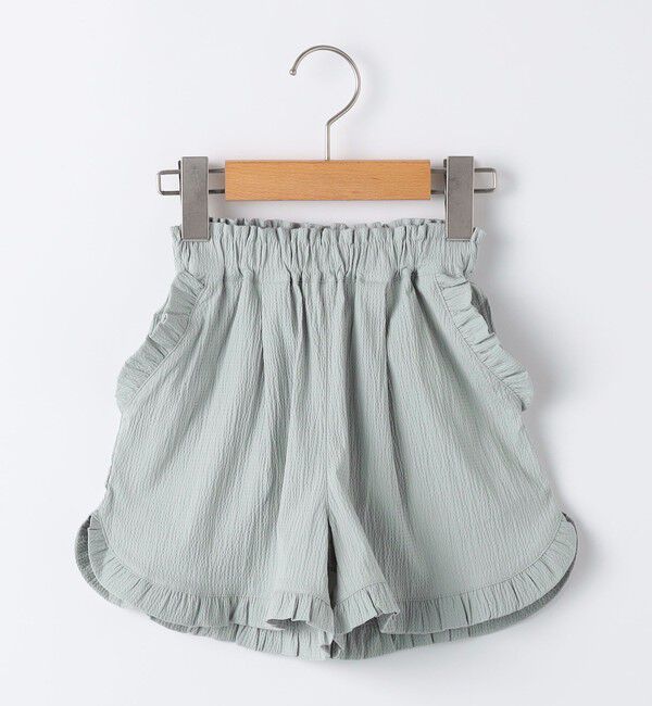 SHIPS KIDS「SHIPS KIDS:100～130cm / 〈接触冷感〉ドライタッチ フリル ショート パンツ」|その他|