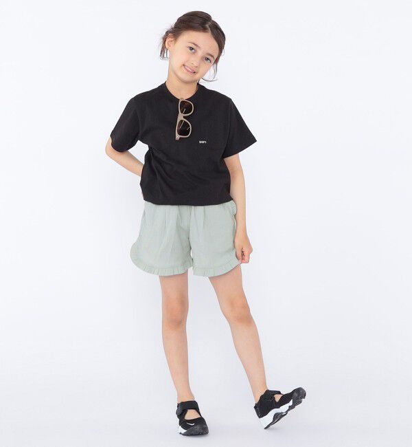 SHIPS KIDS「SHIPS KIDS:100～130cm / 〈接触冷感〉ドライタッチ フリル ショート パンツ」|その他|