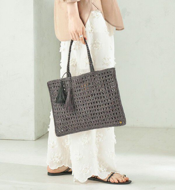 SHIPS for women「MAISON N.H PARIS:SOLENE TOTE」|かごバッグ|