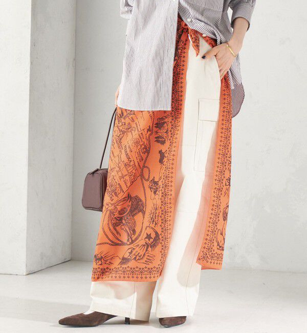 SHIPS for women「【一部SHIPS別注】BINDU: スカーフ 100&times;100」|バンダナ・スカーフ|