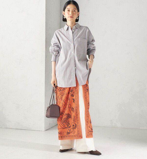 SHIPS for women「【一部SHIPS別注】BINDU: スカーフ 100&times;100」|バンダナ・スカーフ|