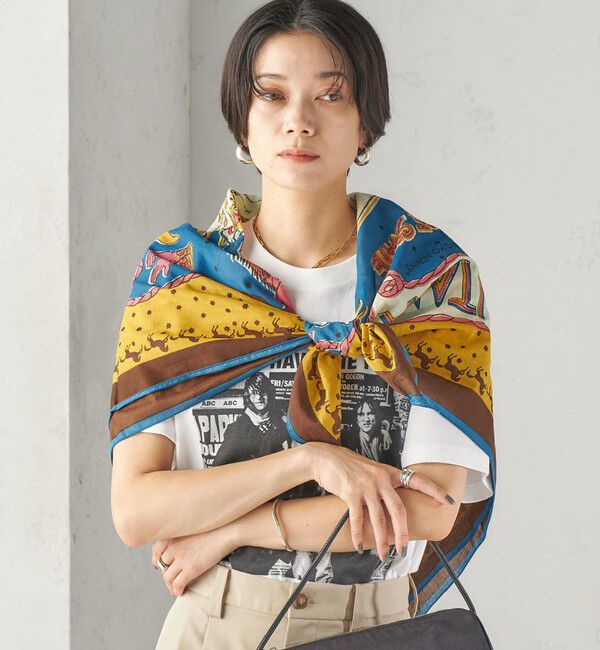 SHIPS for women「【一部SHIPS別注】BINDU: スカーフ 100&times;100」|バンダナ・スカーフ|