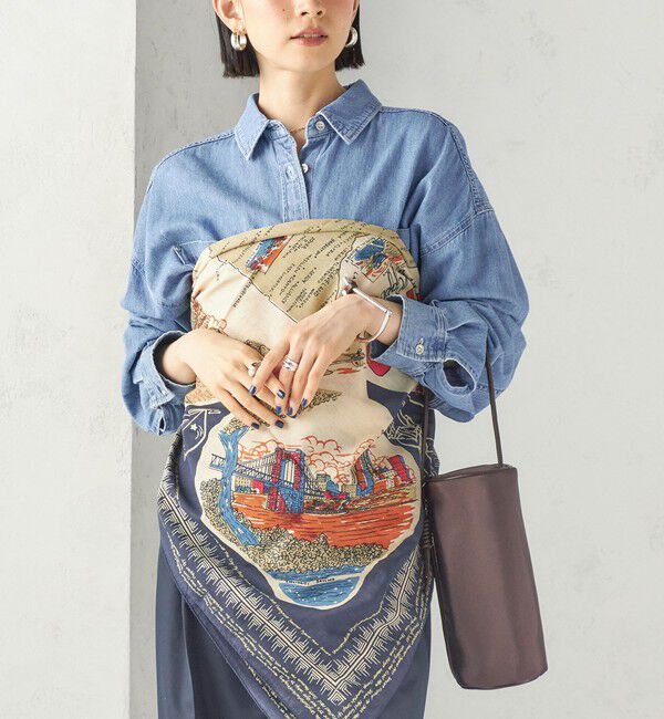SHIPS for women「【一部SHIPS別注】BINDU: スカーフ 100&times;100」|バンダナ・スカーフ|